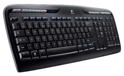 Logitech MK320-YR002/Y-R0009 Keyboard Skin Accessories-Gradual Pink Keyboard Cover for Logitech MK320 MK330 K330 Wireless Desktop Keyboard 