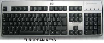 HP KUS0133 EURO Keyboard Cover